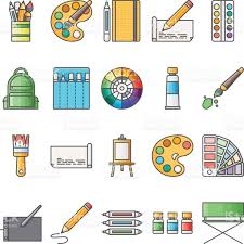 Artistic Vector Flat Icons Contains