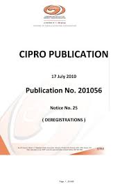 Cipro Publication