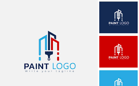 Minimal House Painting Logo Design