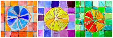 Citrus Fruits In Complementary Colors