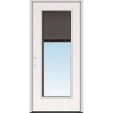 Full Lite Fiberglass Prehung Door Unit