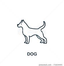 Dog Icon From Home Animals Collection