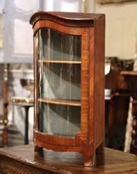 Walnut Veneer Hanging Corner Cabinet