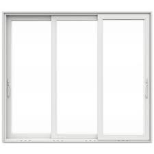 White Vinyl Prehung Patio Door