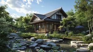 Japanese House Stock Photos Images And