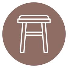 Stool Icon Vector Image Can Be Used For Bar