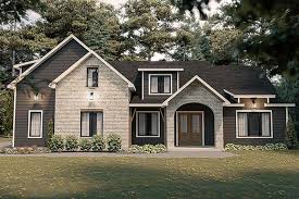 Plan 81828 Modern French Country