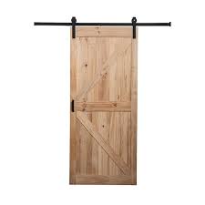 Pine K Design Rustic Sliding Barn Door