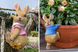 Hanging Bunny Garden Ornament Offer