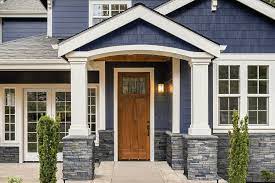 Home Exterior Trend Rock Post Wrap