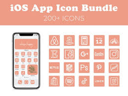 Ios App Icon Bundle C Pink Orange