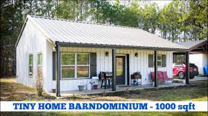 Tiny Home Barndominium Tour 1000 Sqft