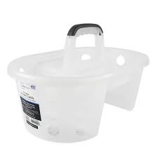 Mainstays Portable Shower Caddy Frosty
