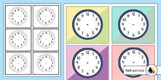 Blank Clock Faces No Hands For Time
