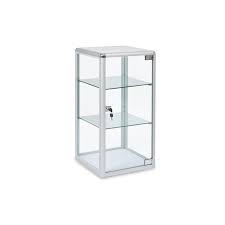 Counter Top Glass Display Case Tower