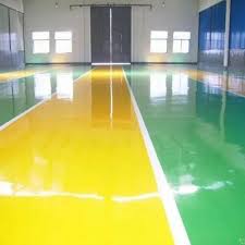 Yellow Green Floor Paint