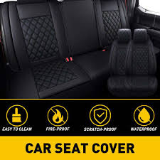 Oxilam Black Car Seat Covers Kit For