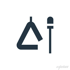 Triangle Icon Glyph Triangle Icon For