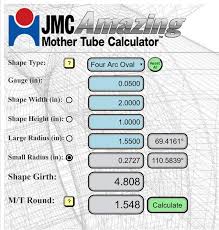 Mother Tube Calculator Made For Tube