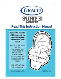 Graco Comfy Cruiser Instruction Manual