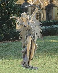 Rhiannon The Archer Garden Fairy Statue