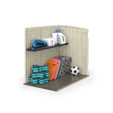 Resin Horizontal Storage Shelf Kit