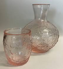Vintage Pink Depression Glass Tumbleup