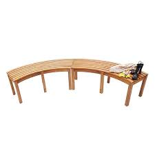 Achla Designs Curved Backless Bench