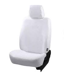 White Towel Seat Cover