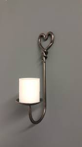 Heart Candle Wall Sconce Oakbeck