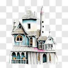Gothic Mansion With Ornate Details Png