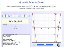 Quadratic Equation Solver Quadratics