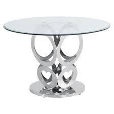 Clear Glass Dining Table