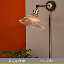Plug In Wall Lights Easy To Fit Wall