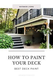 How To Paint A Deck Grace In My Space