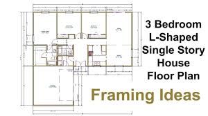 Three Bedroom Floor Plan For L Shaped