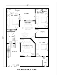 Architectural Floor Plans In Autocad 2d