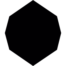 Black Octagon Shape Free Shapes Icons