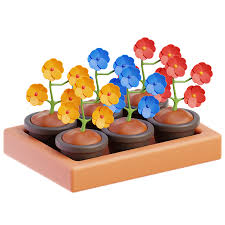 11 150 Flower Garden 3d Ilrations