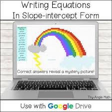 Writing Equations Slope Intercept Form