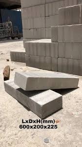 Cement Rectangular 225mm Aac Block For