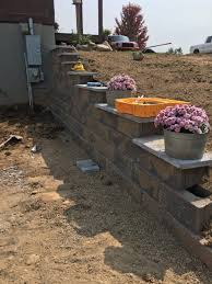 Retainer Wall Build And Planting A Dry