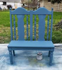 Garden Bench From Repurposed Chairs