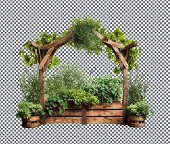 Beautiful Outdoor Herb Garden Trellis