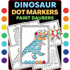 Dinosaur Dot Markers Paint Dauber