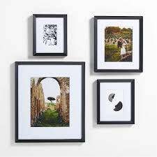 Icon Wood 4 Piece Black Gallery Wall