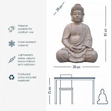 Brown Buddha Statue Taylor Made Planters