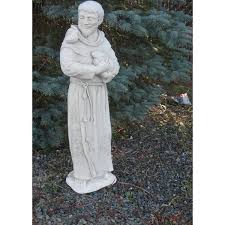 St Francis Garden Statue Antique
