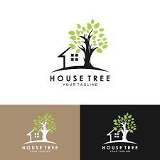 Ilration Of Tree House Logo Design