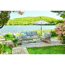 Allen Roth Parkview Patio Sofa Grey